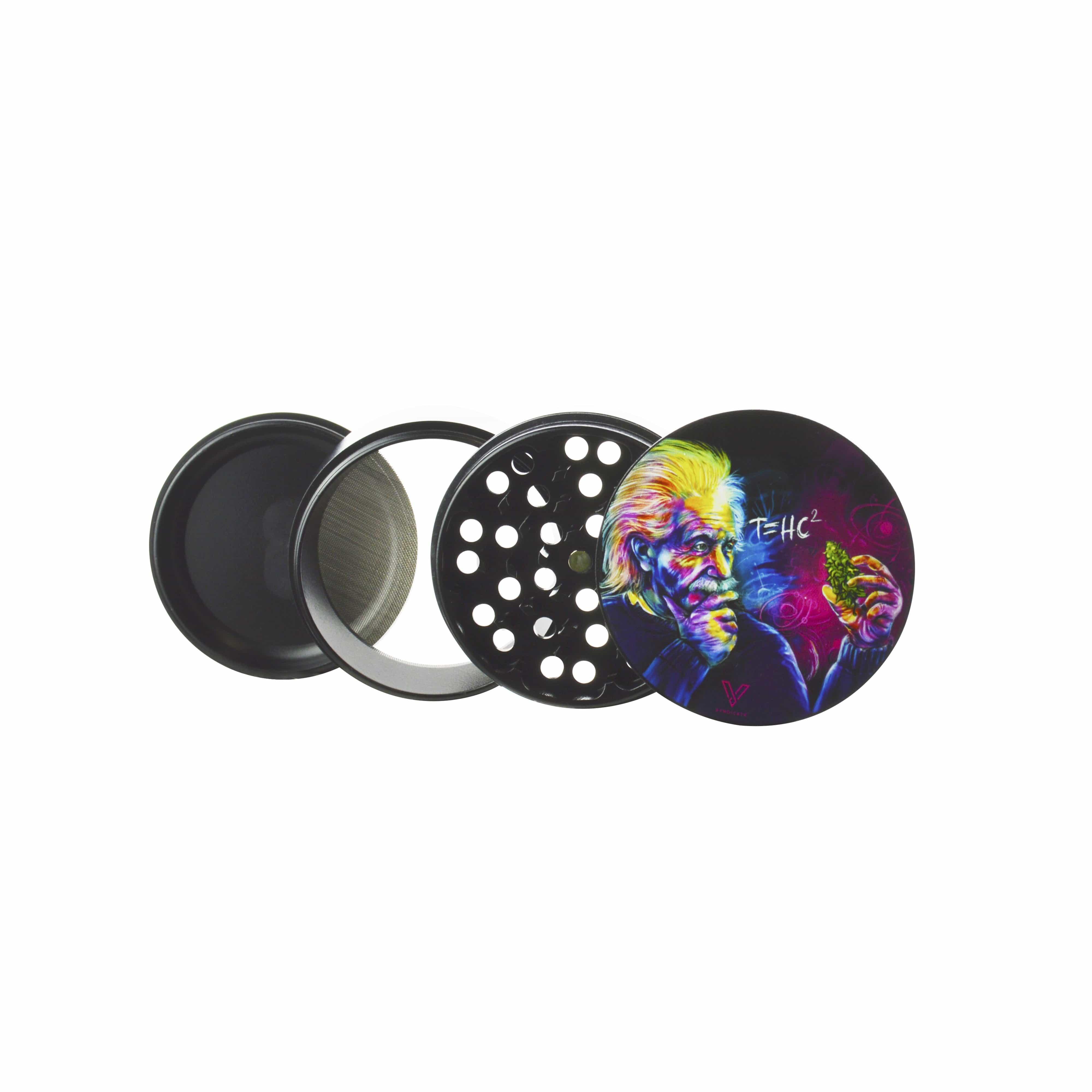 T=HC2 Einstein 4-Piece CleanCut Grinder (Nonstick) - SmokeWeed.com