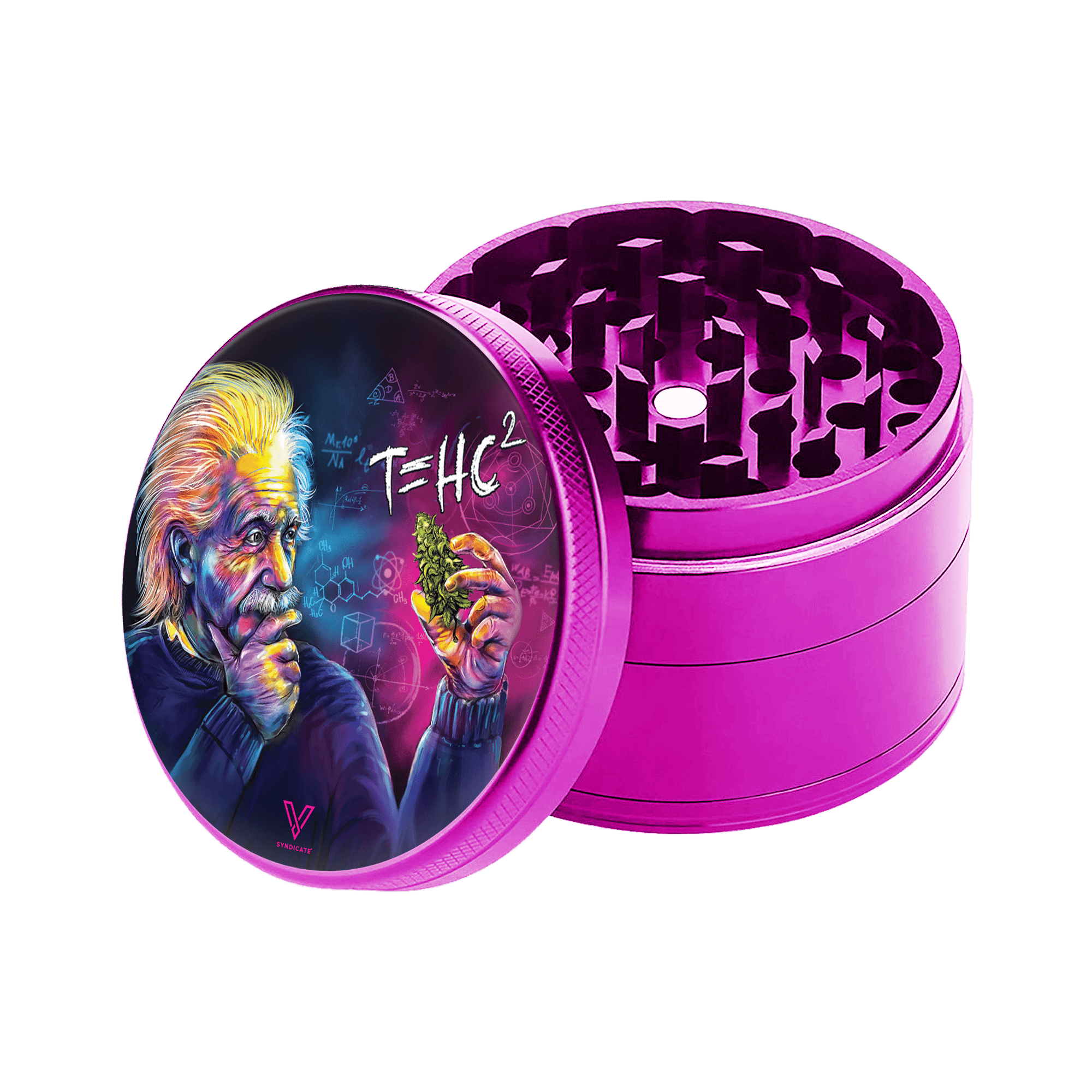 T=HC2 Einstein Classic 4-Piece SharpShred Grinder - SmokeWeed.com