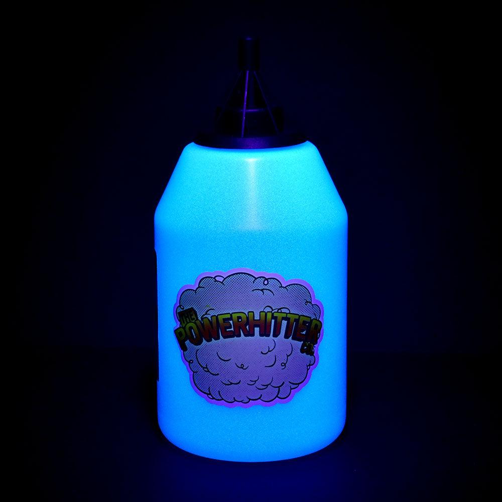 The PowerHitter Smoking System w/ Mini Auto Pump - Glow in the Dark Blue - SmokeWeed.com