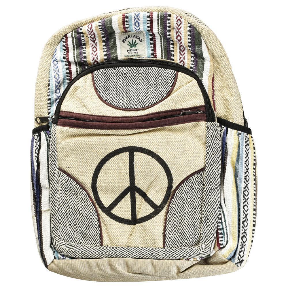 ThreadHeads Himalayan Hemp Simple Peace Backpack - SmokeWeed.com