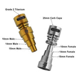 TITANIUM 6 IN 1 MOON ROCK DAB NAIL - SmokeWeed.com