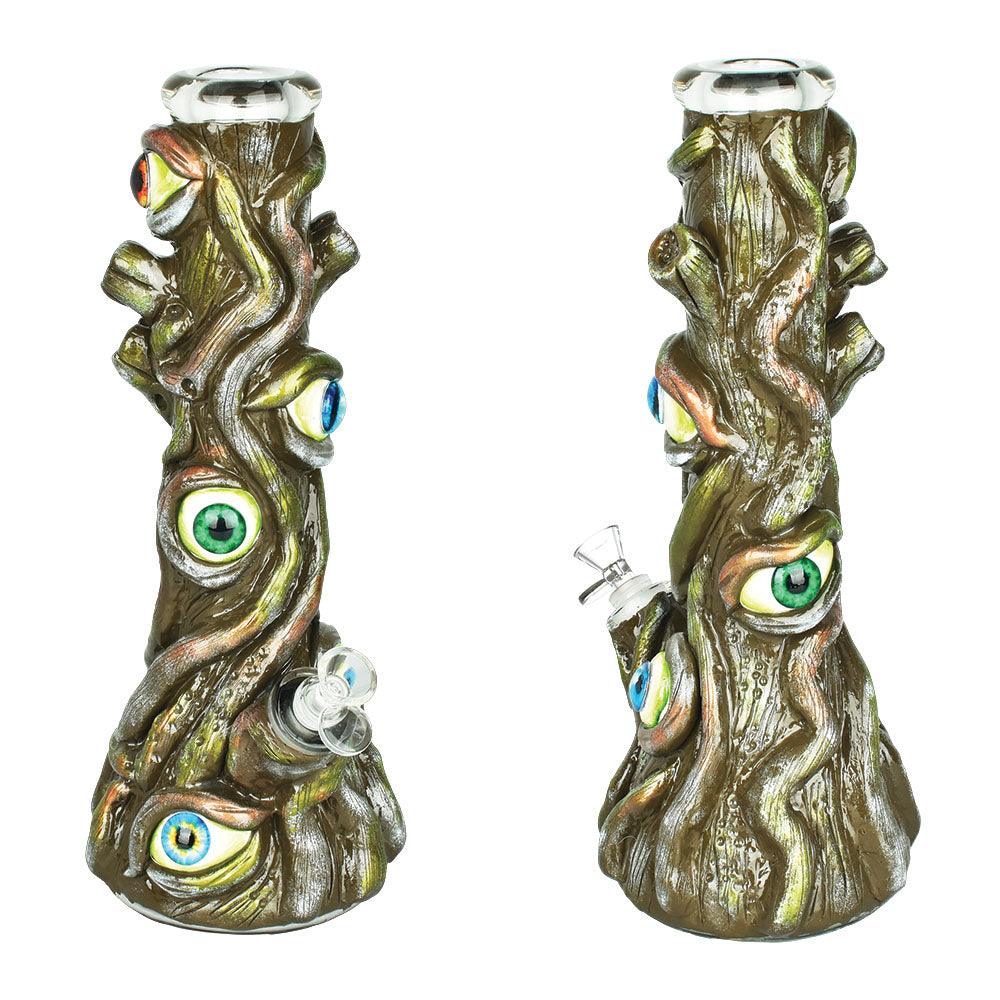 Trees Have Eyes 3D Painted Beaker Water Pipe - 14" / 14mm F - SmokeWeed.com