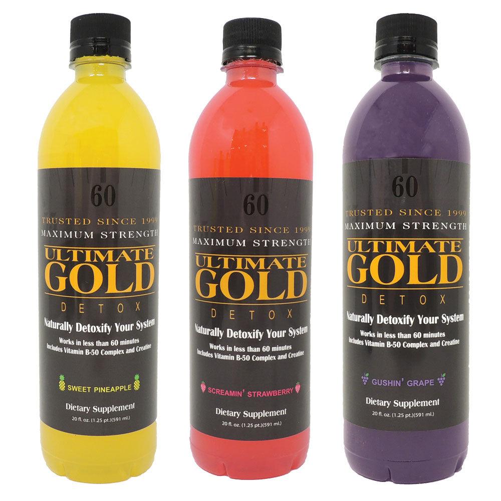 Ultimate Gold Detox Drink - 20oz - SmokeWeed.com