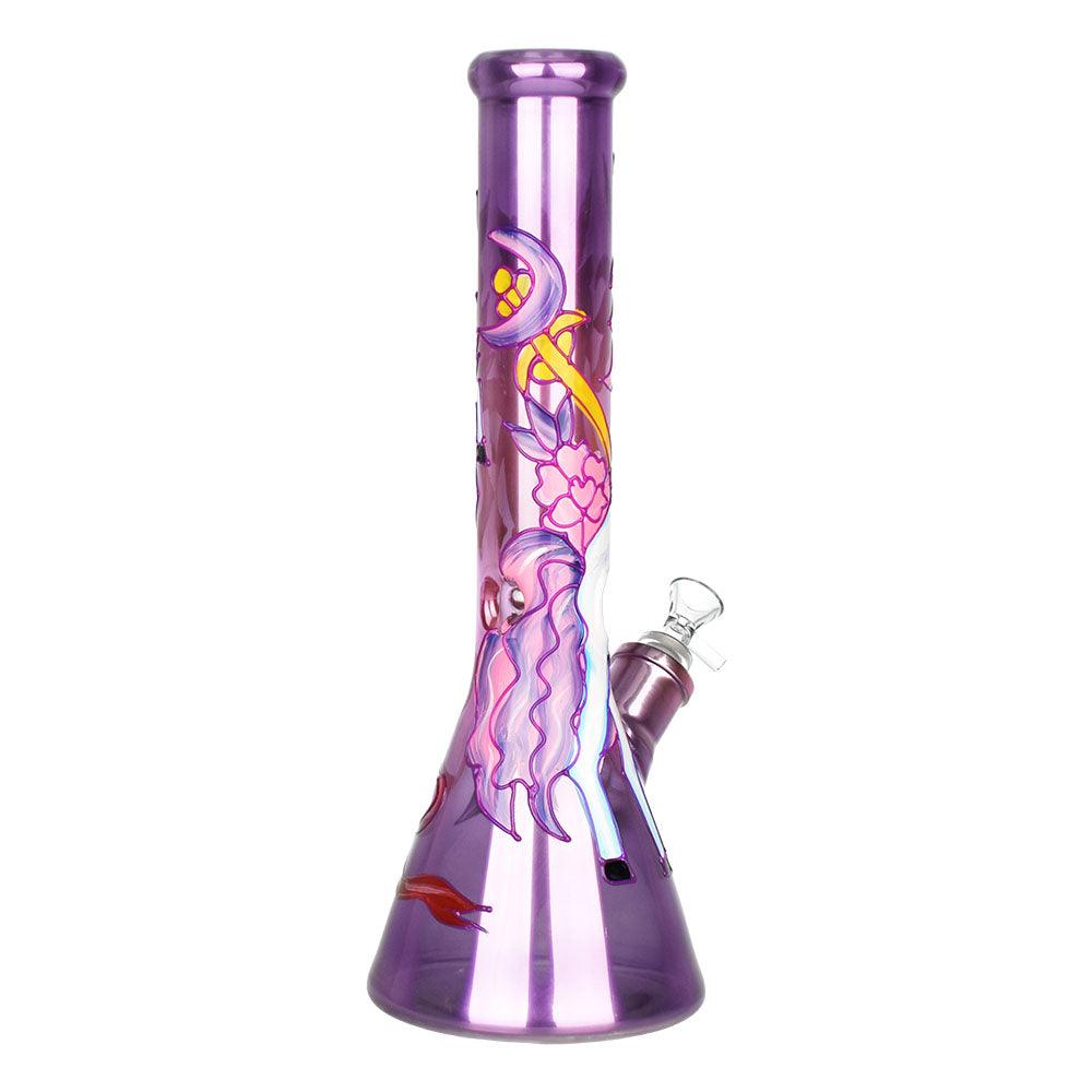 Unicorn Glow Beaker Water Pipe | 13.5" | 14mm F - SmokeWeed.com