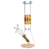 Vacillating Vibe Beaker Water Pipe - 9.75" / Colors Vary - SmokeWeed.com