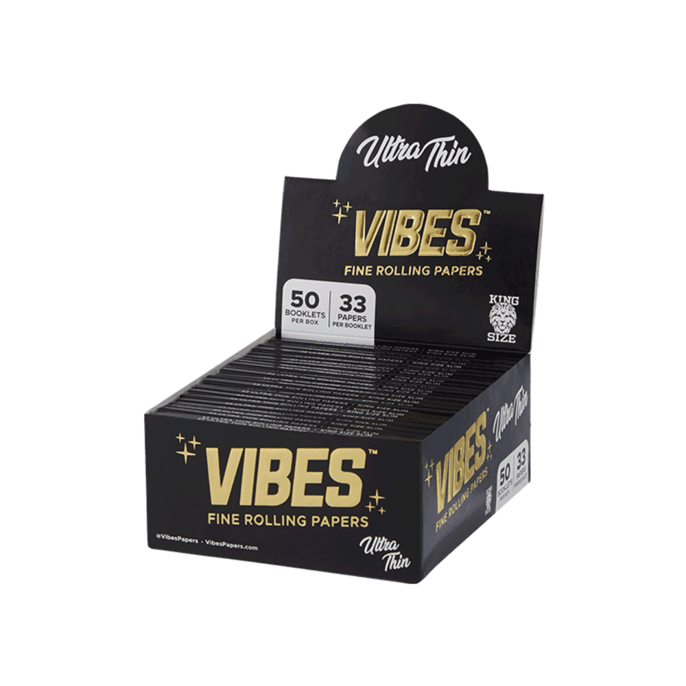Vibes Papers Box - King Size Slim - SmokeWeed.com