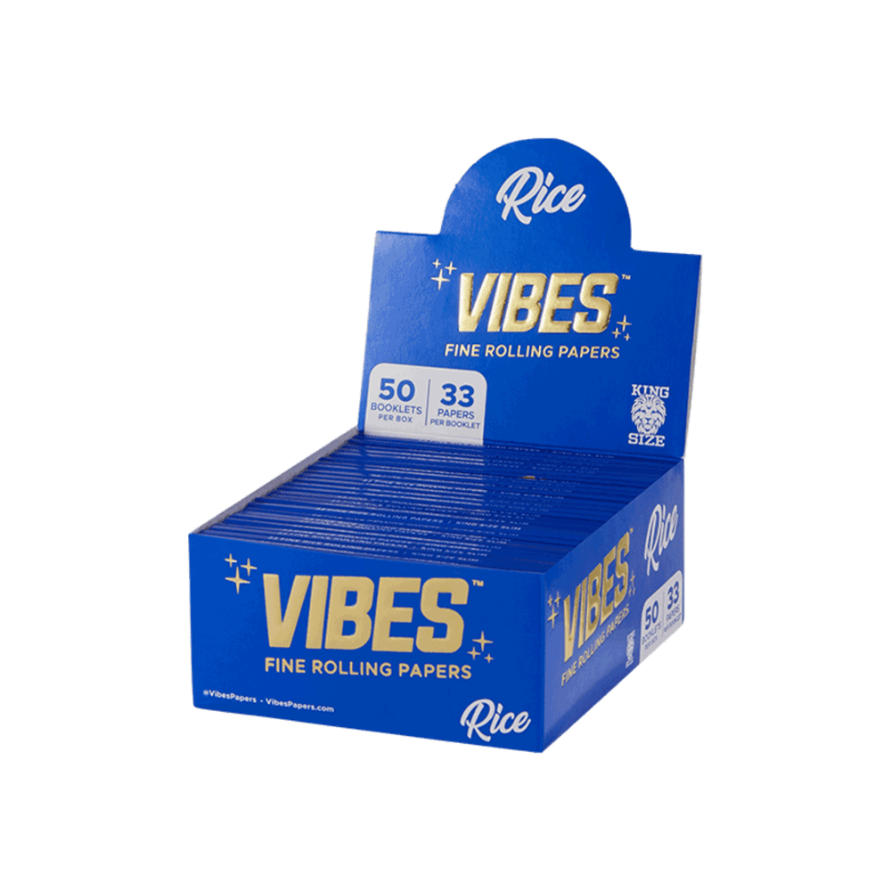Vibes Papers Box - King Size Slim - SmokeWeed.com