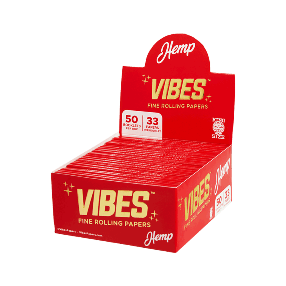 Vibes Papers Box - King Size Slim - SmokeWeed.com