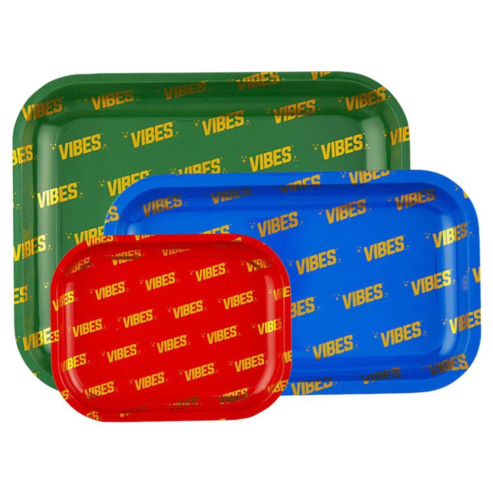 VIBES Signature Metal Rolling Tray - SmokeWeed.com