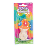 Wacky Bowlz Flower Mushroom Ceramic Pipe - 3.75" - SmokeWeed.com