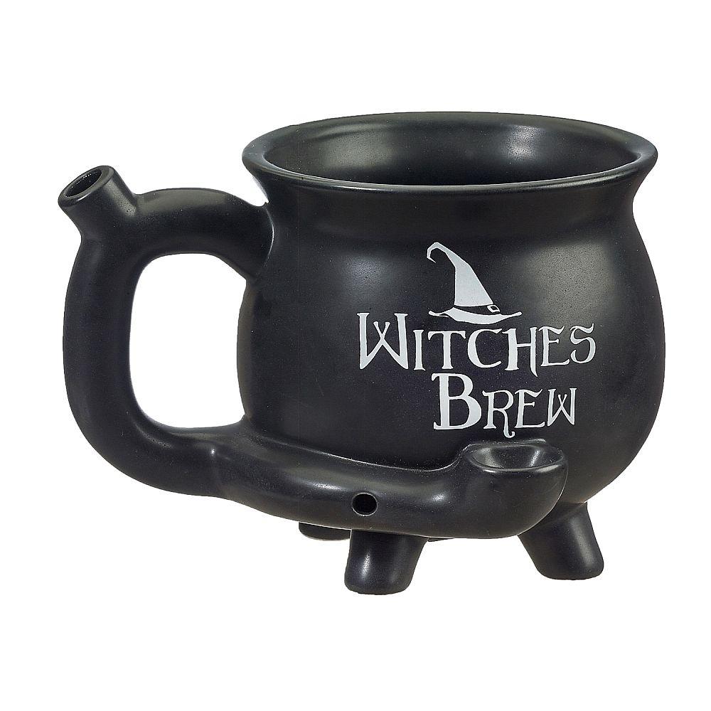 witches brew cauldron mug - SmokeWeed.com