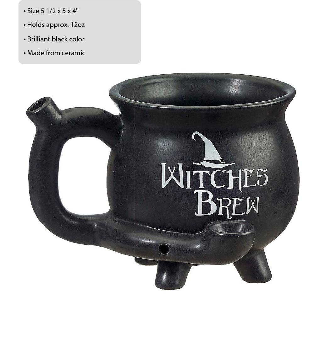 witches brew cauldron mug - SmokeWeed.com