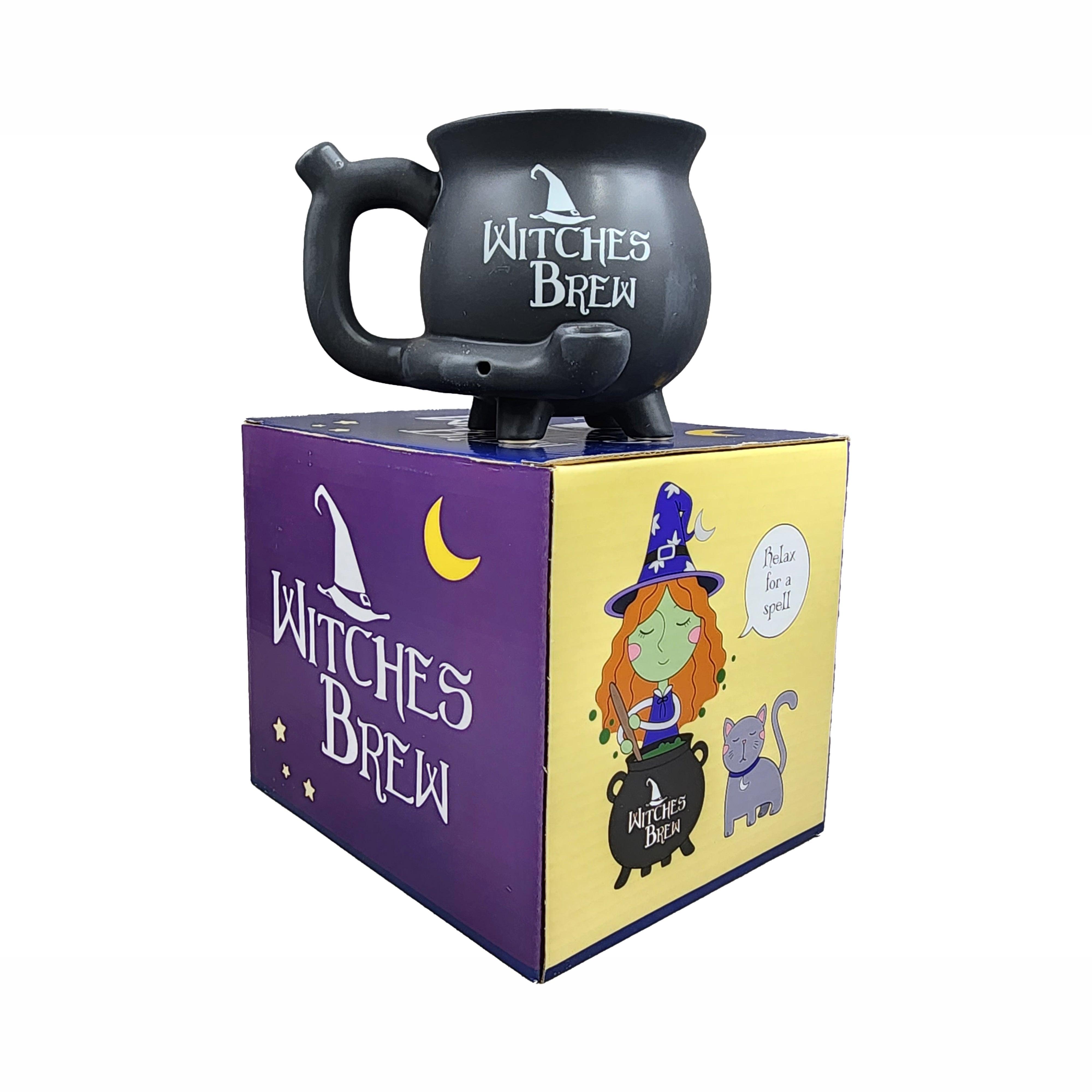 witches brew cauldron mug - SmokeWeed.com