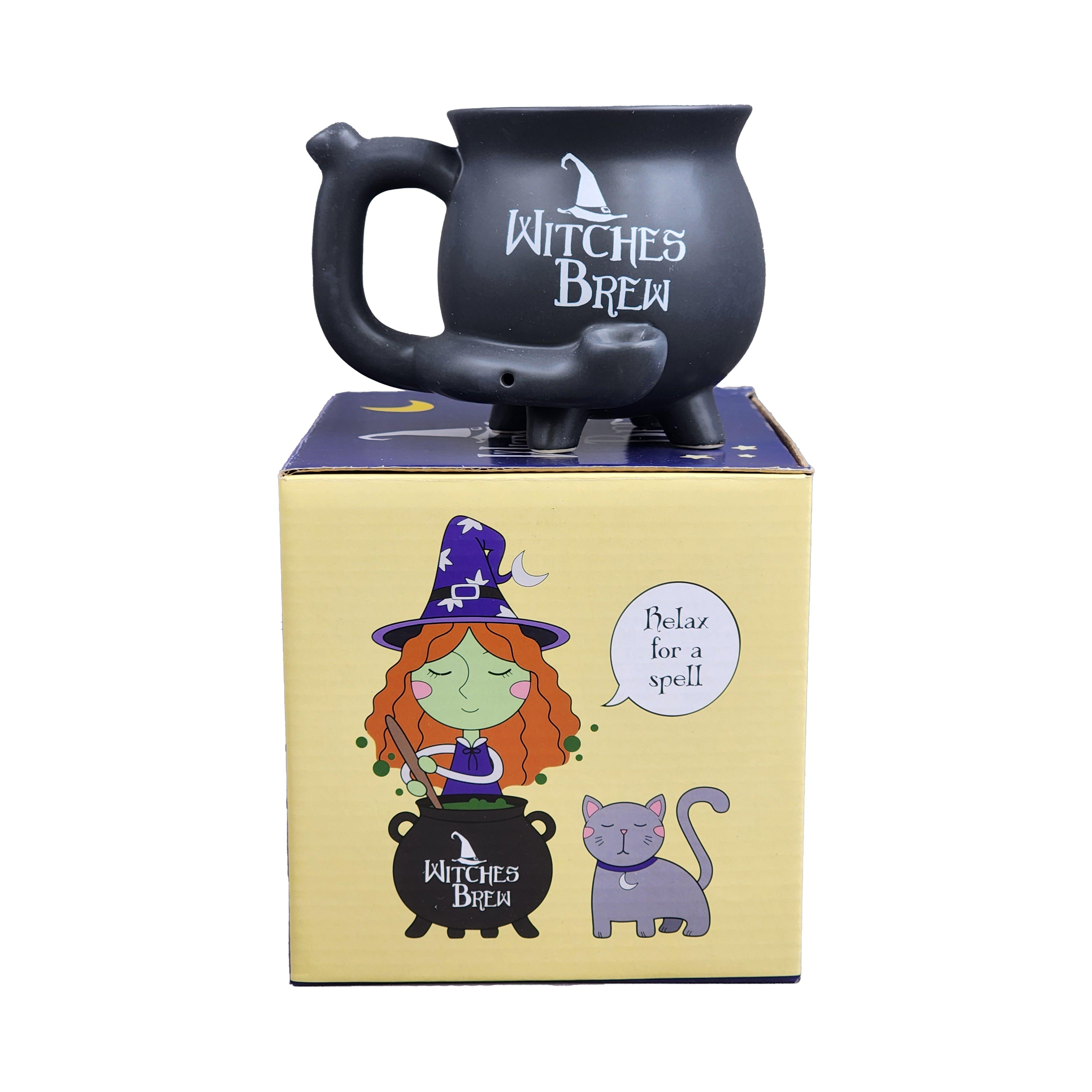 witches brew cauldron mug - SmokeWeed.com