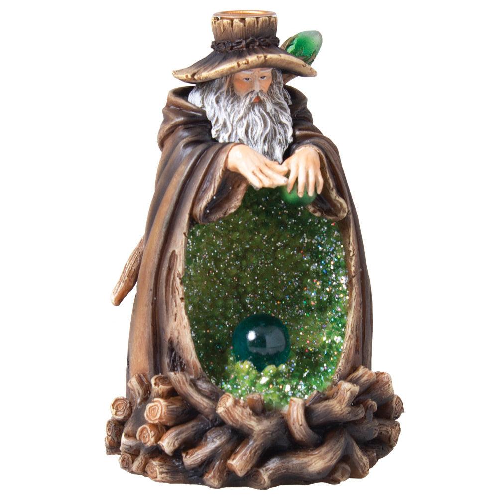 Wizard Backflow Incense Burner w/ LED Light - SmokeWeed.com