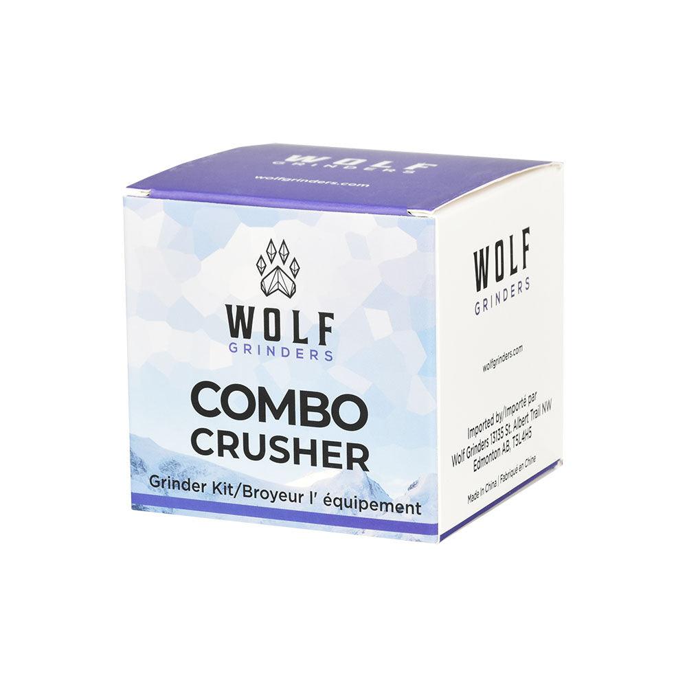 Wolf Grinders Combo Crusher All-In-One Cannabis Kit | 2.7" Wolf Grinders Combo Crusher All-In-One Cannabis Kit | Packaging - SmokeWeed.com