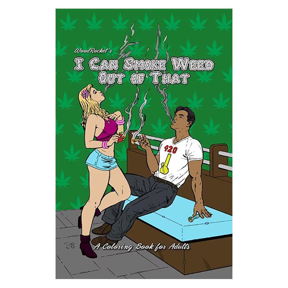 Wood Rocket I Can Smoke Adult Coloring Book - 8.5"x11" - SmokeWeed.com