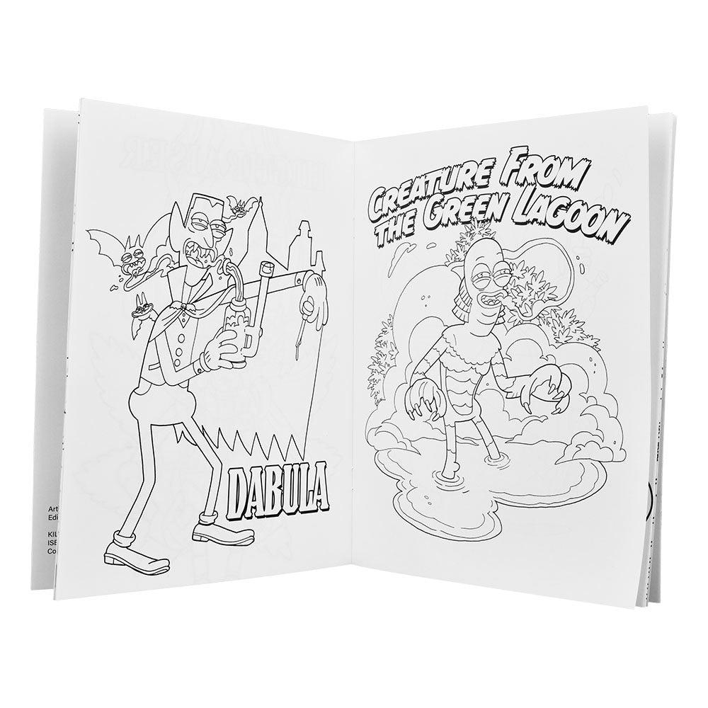 Wood Rocket Killer Buds Adult Coloring Book - 8.5"x11" - SmokeWeed.com