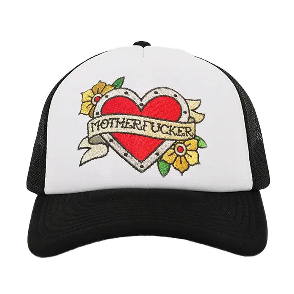 Wood Rocket Motherfucker Tattoo Heart Snapback Hat - SmokeWeed.com