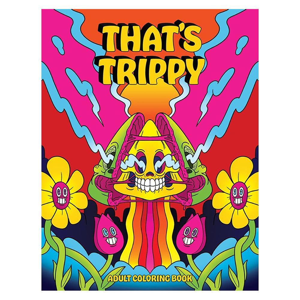 Wood Rocket That's Trippy Adult Coloring Book - 8.5"x11" - SmokeWeed.com