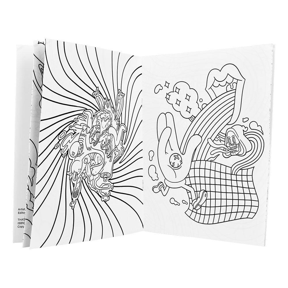 Wood Rocket That's Trippy Adult Coloring Book - 8.5"x11" - SmokeWeed.com