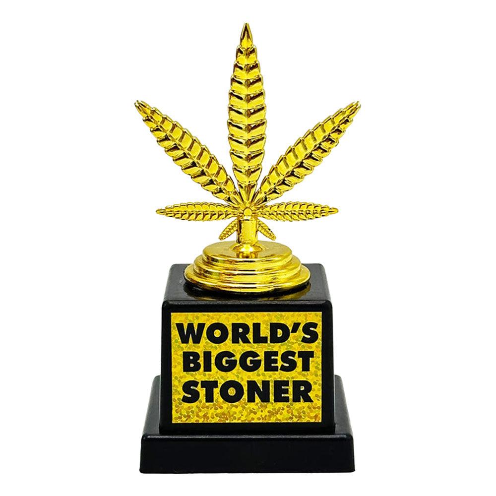 World's Biggest Stoner Trophy - 4.7" - SmokeWeed.com