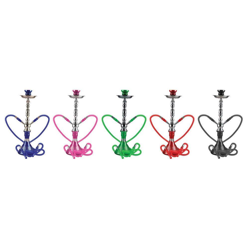Zelda Premium Hookah - 20"/2-Hose - Colors Vary - SmokeWeed.com